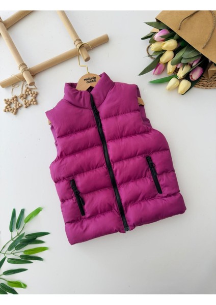Minigimin Cicileri Cepli Unisex Şişme yelek - Mor