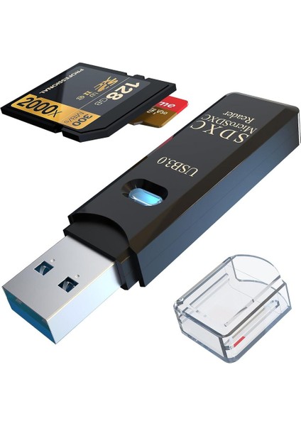 USB 3.0 2‑in‑1 Sd Tf Kart Okuyucu & Dönüştürücü Hub Veri Aktarıcı Adaptör indirimleri