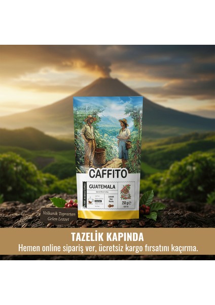 Caffito Guatemala Santarosa - Yöresel Çekirdek Kahve 250 G