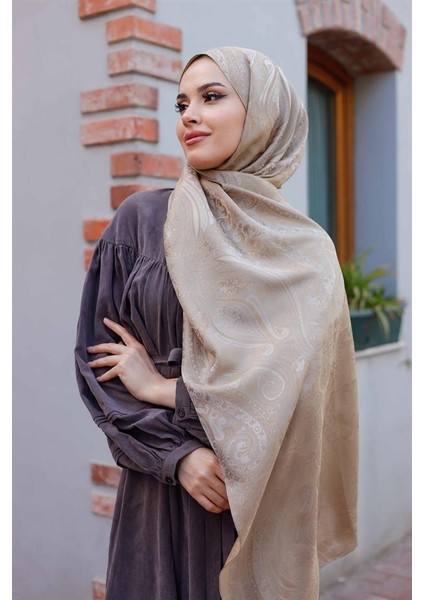 Etro Desen Premium Şal Bej