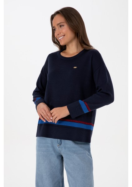 Kadın Lacivert Kazak /triko 50314598-VR033