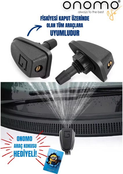 Life Universal Spreyleme Jet Püskürtme Silecek Fiskiyesi 1 Takım