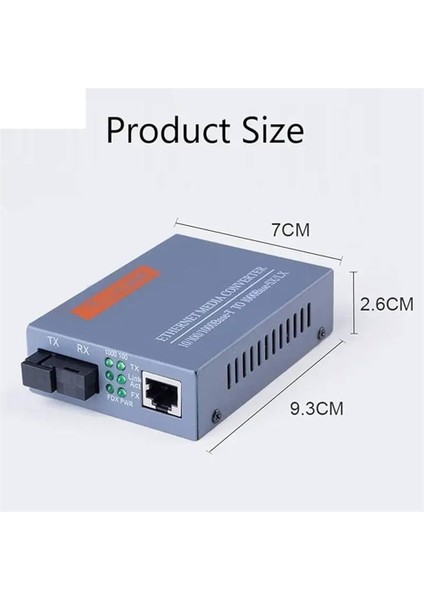 Gigabit Fiber Medya Dönüştürücü 5km HTB-GS-03A/B 1 Çift Çevirici Ethernet Media Converter modelleri