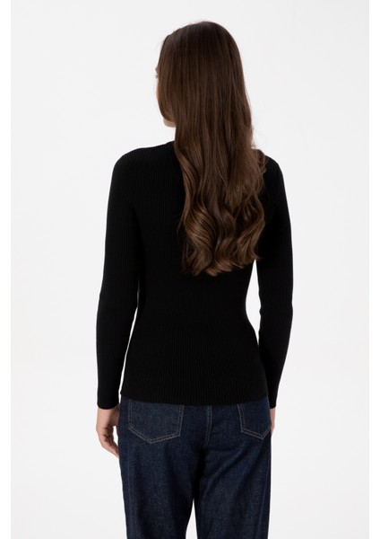 Kadın Siyah Kazak /triko 50316869-VR046 indirimleri