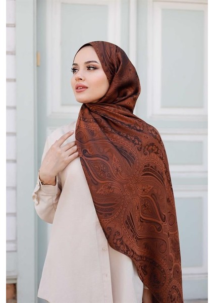 Etro Desen Premium Şal Fındık Kabuğu modelleri