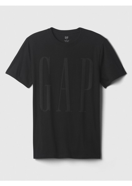 Erkek Siyah Everyday Soft Gap Logo T-Shirt