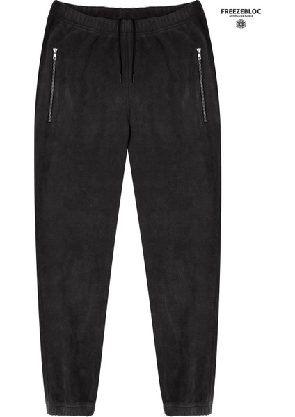 Erkek Patagonia Normal Bel Paçası Lastikli Jogger Polar Pantolon