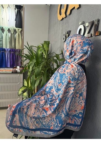 Summer Desen Şal Indigo fiyatları