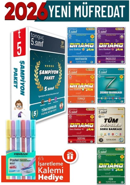 5. Sınıf Şampiyon Paket + Hediyeli