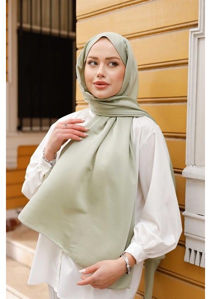 Line Soft Şal Yeşil