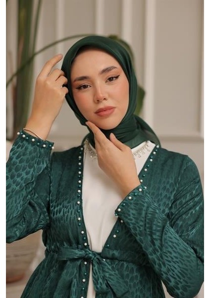 Abiye Eşarp Zümrüt indirimleri