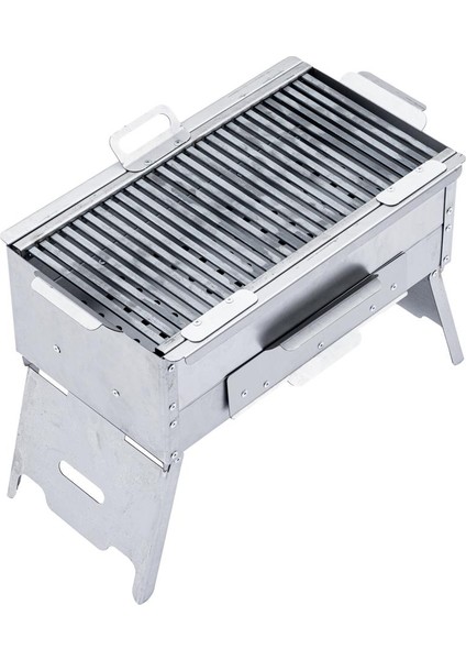 Katlanır Ayaklı Mangal - Argeus - Paslanmaz - Mühürleme Izgaralı - Kül Hazneli indirimleri