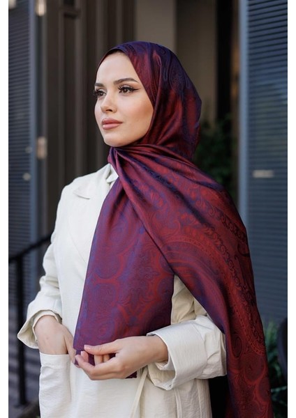 Etro Desen Premium Şal Bordo Lacivert modelleri