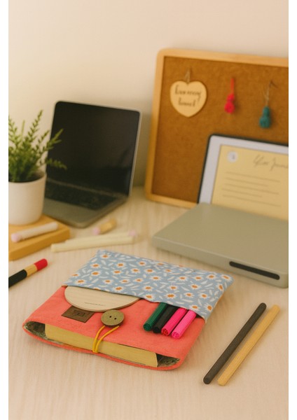 Çocuklar ve Yetişkinler Için Rengarenk Desenli Kitap Kılıfı