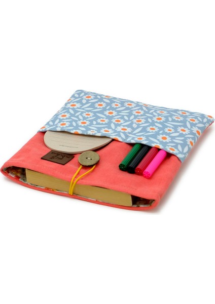Çocuklar ve Yetişkinler Için Rengarenk Desenli Kitap Kılıfı modelleri