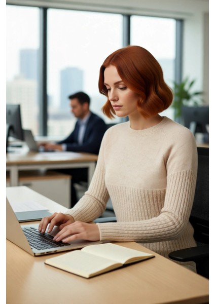 Kadın Bisiklet Yaka Triko Kazak Yumuşak Dokusuyla Gün Boyu Sürecek Konforlu Bir Deneyim Sunar fırsatları