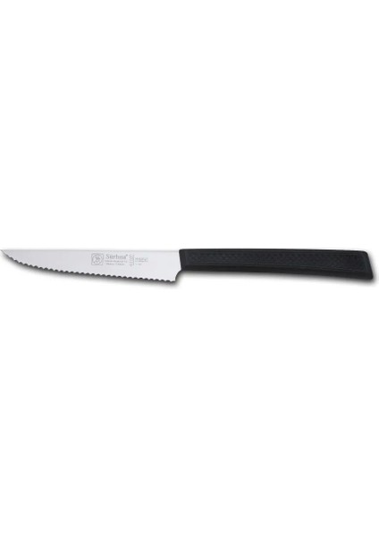 61107 - Sürmene Lazerli Tırtıklı Biftek / Steak Bıçağı 12 cm - Lisinya