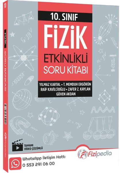 Fizipedia 10. Sınıf Fizik Etkinlikli Soru Kitabı Çözümlü Fizipedia Yayınları