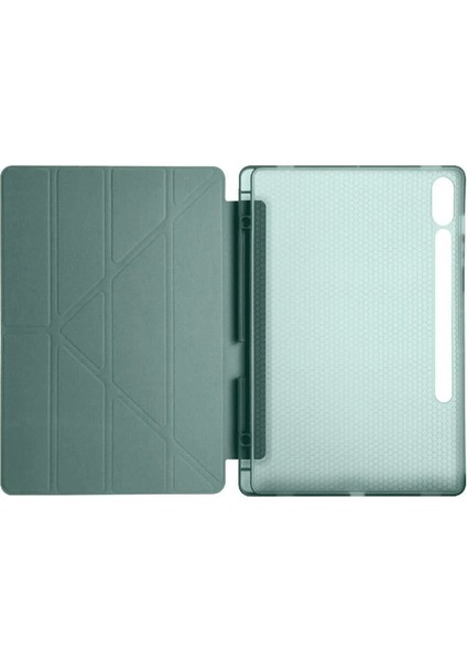 Newface Samsung Galaxy X610 Tab S9 Fe Plus 12.4 Kılıf Kalemlikli Mars Tablet Kılıfı - Koyu Yeşil modelleri