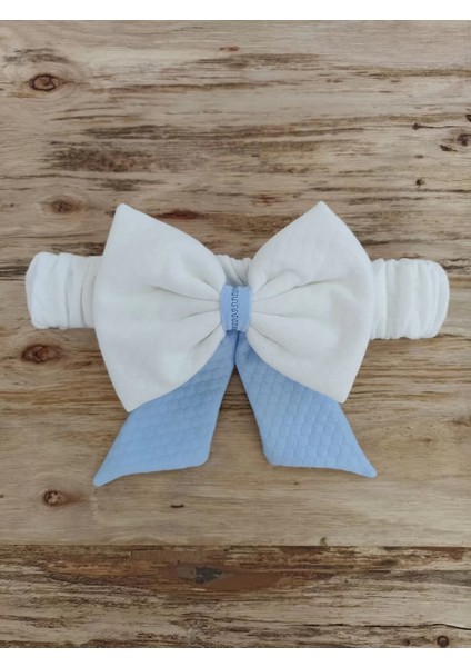 Yenidoğan Bal Peteği My Prince Taç Nakışlı Delüks Kundak Bebek Battaniyesi Mavi