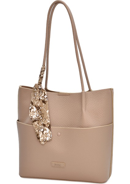 Şal Charm'lı Tote Kadın Omuz Çantası Elaris ELA01996 modelleri