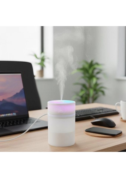 SD12 Taşınabilir Mini USB Hava Nemlendirici | Araç ve Ofis Için Renkli Işıklı modelleri