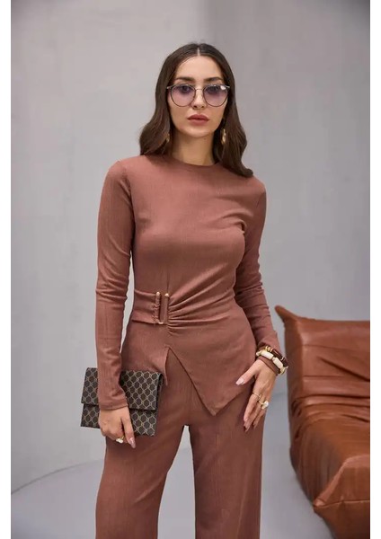 Yandan Tokalı Geniş Paça Takım indirimleri