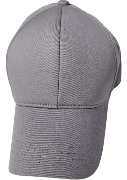 Arkası Ayarlı Basıc Şapka Unısex Açık Gri fiyatları