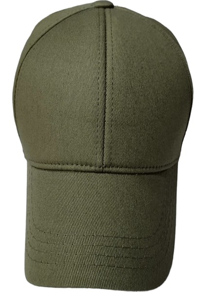 Arkası Ayarlı Basıc Şapka Unısex Haki