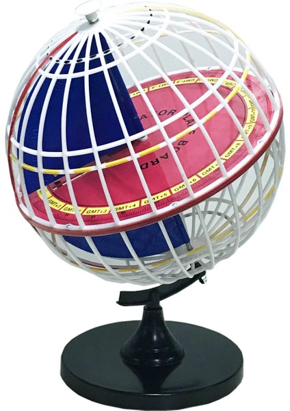 Dünya Enlem Boylam Paralel Meridyen Modeli Eğitim Için 32 cm Çapında