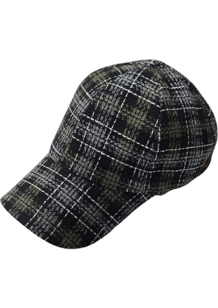 Tüvit Kumaş Arkası Cırtlı Ayarlanabilir Şapka Haki Siyah modelleri