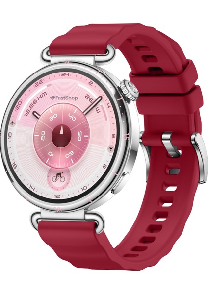 Huawei Watch Gt4 / Gt5 / Gt6 41 mm / Gt5 Pro 42 mm Uyumlu 18MM Tokalı Lansman Silikon Kordon