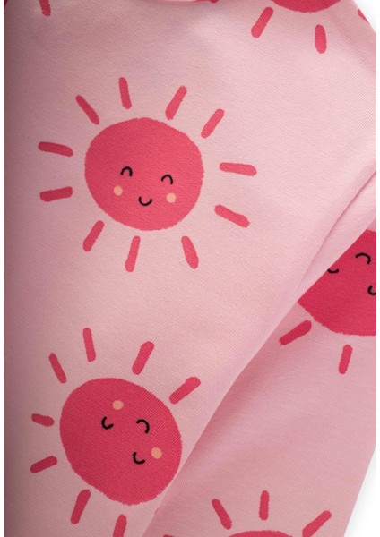 Desenli Pijama Takım 2-10 Yaş Güneş Desen modelleri