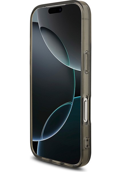 iPhone 17 Pro Max Kılıf Amg Lisanslı M-Safeli Iml Baskı Logolu Çift Katmanlı Bow Lines Kapak Siyah modelleri