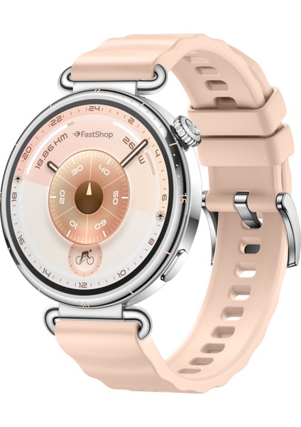 Huawei Watch Gt4 / Gt5 / Gt6 41 mm / Gt5 Pro 42 mm Uyumlu 18MM Tokalı Lansman Silikon Kordon