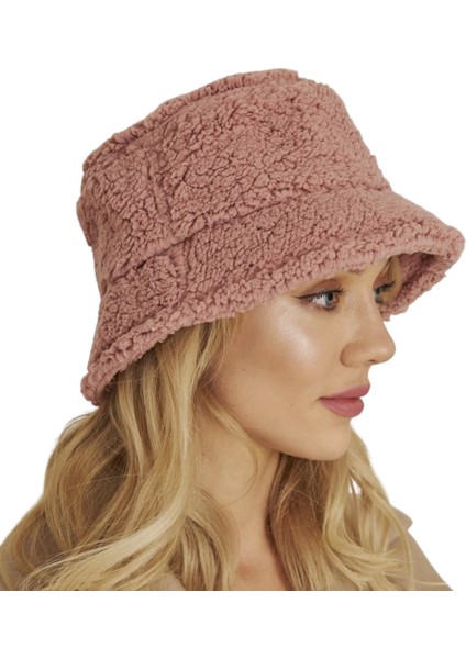 Kadın Teddy Bucket Kova Şapka Pembe fiyatları