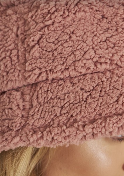 Kadın Teddy Bucket Kova Şapka Pembe modelleri