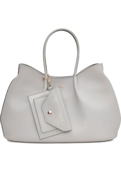 Cüzdan Charm'lı Tote Kadın Omuz Çantası ELA01995