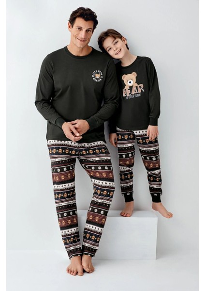 3462 Erkek Fume Uzun Kollu Pijama Takımı indirimleri