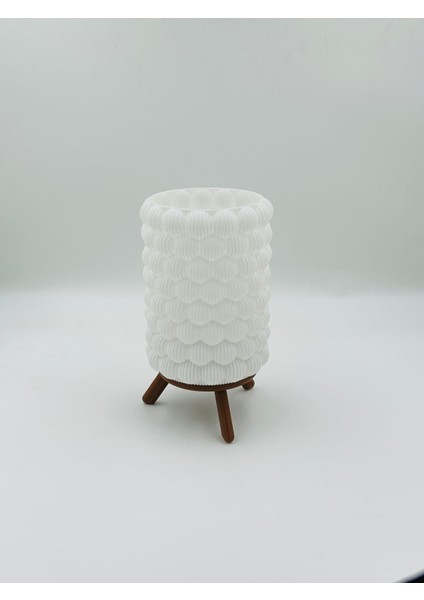 Origami Tasarım 3D Baskı Dekoratif Masa Lambası – Pilli Mum Işıklı Geometrik Gece Lambası indirimleri