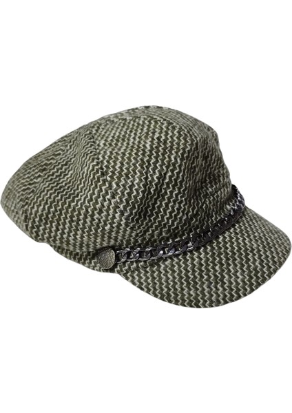 Kadın Desenli Zincir Detaylı Kışlık Şapka Haki fırsatları