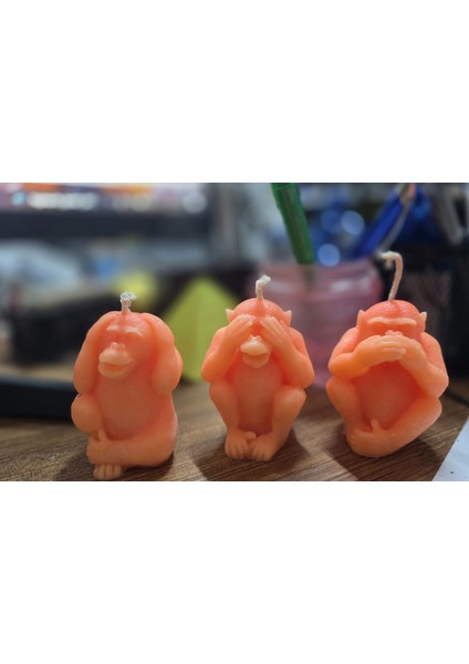 Dekoratif 3 Matmum Kokulu Mum