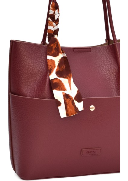 Şal Charm'lı Tote Kadın Omuz Çantası Elaris ELA01996 fiyatları