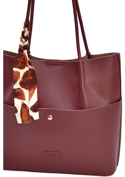 Şal Charm'lı Tote Kadın Omuz Çantası Elaris ELA01996 fırsatları