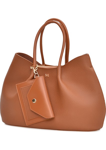 Cüzdan Charm'lı Tote Kadın Omuz Çantası ELA01995 indirimleri