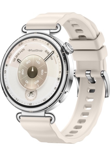 Huawei Watch Gt4 / Gt5 / Gt6 41 mm / Gt5 Pro 42 mm Uyumlu 18MM Tokalı Lansman Silikon Kordon