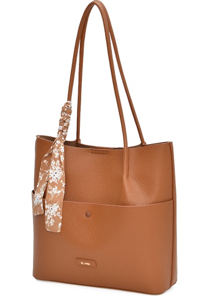 Şal Charm'lı Tote Kadın Omuz Çantası Elaris ELA01996 modelleri