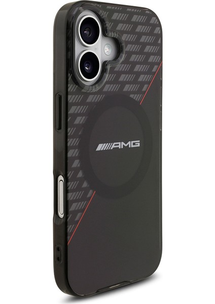 iPhone 17 Kılıf Amg Lisanslı M-Safeli Çift Katmanlı Kırmızı Çapraz Çizgili Kapak Siyah-Kırmızı fırsatları