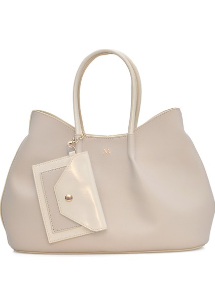 Cüzdan Charm'lı Tote Kadın Omuz Çantası ELA01995