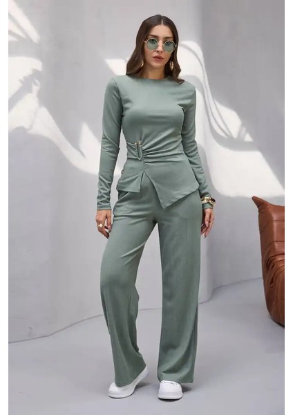 Yandan Tokalı Geniş Paça Takım fırsatları